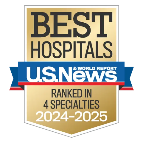 US News Best Hospitals Gold 4 Specialties 2024-2025