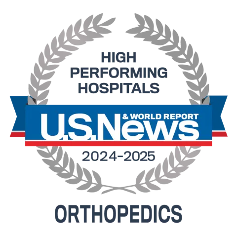 US News High Performing Orthopedics 2024-2025